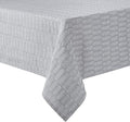 Martha Stewart Honeycomb Modern Farmhouse Tablecloth, Charcoal Grey, 60"x102"