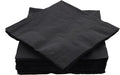 Big Party Pack 40 Count Black Dinner Napkins Tableware- Ideal for Wedding, Party, Birthday, Dinner, Lunch, Cocktails. (7” x 7”)