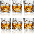 11 OZ Premium Whiskey Glasses (6-Piece) - Old Fashioned Glassware, Exquisite Craftsmanship for Scotch, Bourbon, Rum & Cocktails, Ideal for Self-Use or Gift for Whiskey Enthusiasts