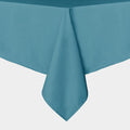 sancua Square Tablecloth - 54 x 54 Inch - Stain and Wrinkle Resistant Washable Polyester Table Cloth, Decorative Fabric Table Cover for Dining Tables, Buffet Parties and Camping, Teal