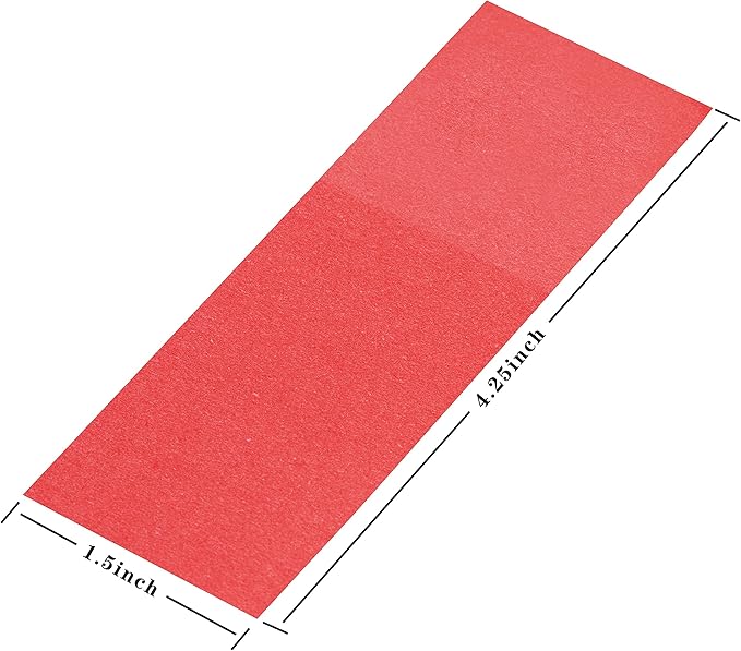 Germiwipe Paper Napkin Band Box of 500,Napkin Rings Self Adhesive,Silverware Wraps Bands Perfect for Christmas Birthday Parties, Weddings, Family Reunion & Events (Red-500pcs)