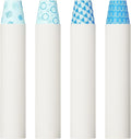 [500Pack ] 3 oz Paper Cups, Small Mouthwash Cups, Disposable Bathroom Cups, Paper Cups for Party, Picnic, BBQ, Travel, and Event, Assorted Blue Pattern