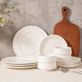 Dinnerware sets plates and bowls sets modern plates,Ceramic Dinnerware Sets,12 Pieces Porcelain Lightweight Plates,Scratch Resistant Dish Set (style - 11, 4 - Set (12pcs))