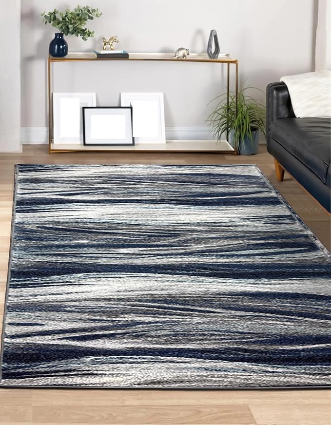 Keen Home Design Area Rugs - 2x3 Non-Shedding, Abstract Rugs for Kitchen, Living Room, Bedroom, Dining Room, Entryway - Size: 2' x 3', Multi