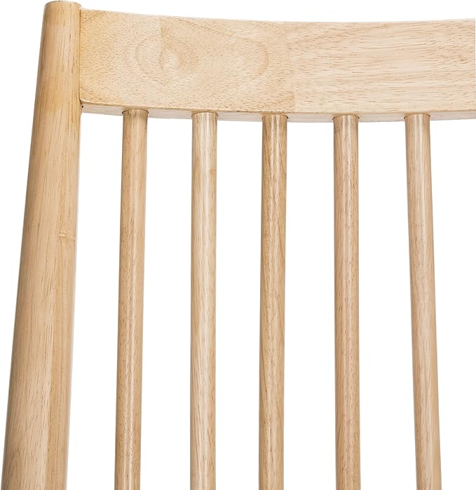 Safavieh Home Collection Wren Natural 19-inch Spindle Dining Chair (Set of 2)