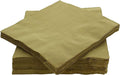 Big Party Pack 40 Count Gold Dinner Napkins Tableware- Ideal for Wedding, Party, Birthday, Dinner, Lunch, Cocktails. (7” x 7”)