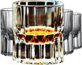 Whiskey Glasses, Heavy-base Rocks Glasses, 7.5oz Whisky Glass Sets Of 4, Bourbon Glass Gift For Men, Old Fashioned Glass Suitable For Scotch, Liquor, Rum, Cognac, Vodka& Rocks Cocktails