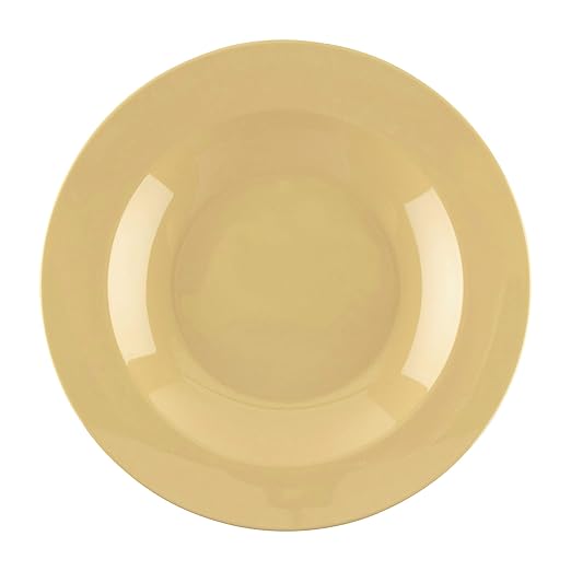 G.E.T. B-2412-SQ, Diamond Harvest Collection, yellow 24 oz. Melamine Bowls (Pack of 12)