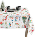 Maison d' Hermine Table Cloth Rectangle Table 100% Cotton 60 x 108 Inches Fall Tablecloth Reusable Everyday Use for Thanksgiving Christmas Decorations Dining Farmhouse Party (Chromo)