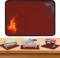 Red 25x19.5 Inchs Heat Resistant Mat for Outdoor Grill Table,Fireproof Under Blackstone Griddle BBQ Mat,Air Fryer Mat,Indoor Fireplace Mat, Protect Your Table and Outdoor Grill Table（0.04in Thickness）