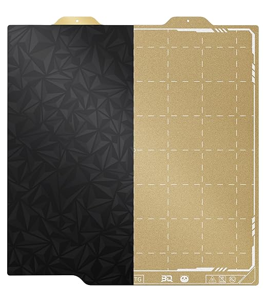 BIQU Double Sided Build Plate 184x184mm, Smooth PEO+Texture PEI Surface Flexible Sheet Removable Platform Spring Steel Plate Print Bed Compatible with Bambu-Lab A1 Mini 3D Printer