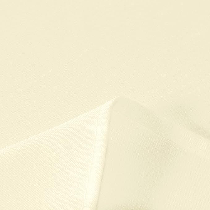 sancua Rectangle Tablecloth - 54 x 120 Inch - Water Resistant Spill Proof Washable Polyester Table Cloth, Decorative Fabric Table Cover for Dining Tables, Buffet Parties and Camping, Beige