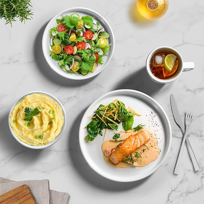 Stoneware Dinner Sets by Zulay Kitchen