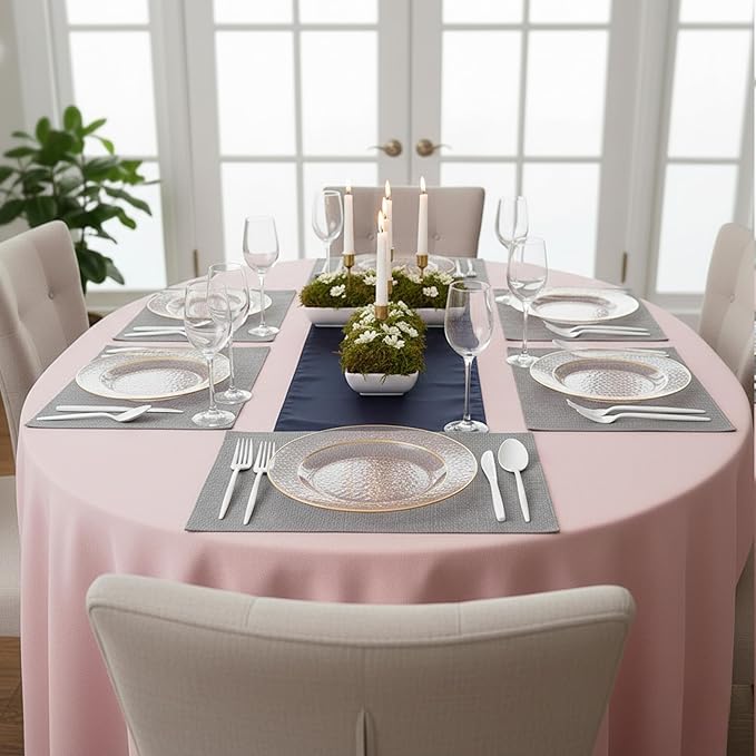R-kay 100 Pack Pink Plastic Plates - 6.25 IN Hammered Gold Rimmed Sturdy, Durable And Extra Heavy duty Pink And Gold Plastic Dessert Plates Disposable - Appetizer Plates Disposable For All Occasions