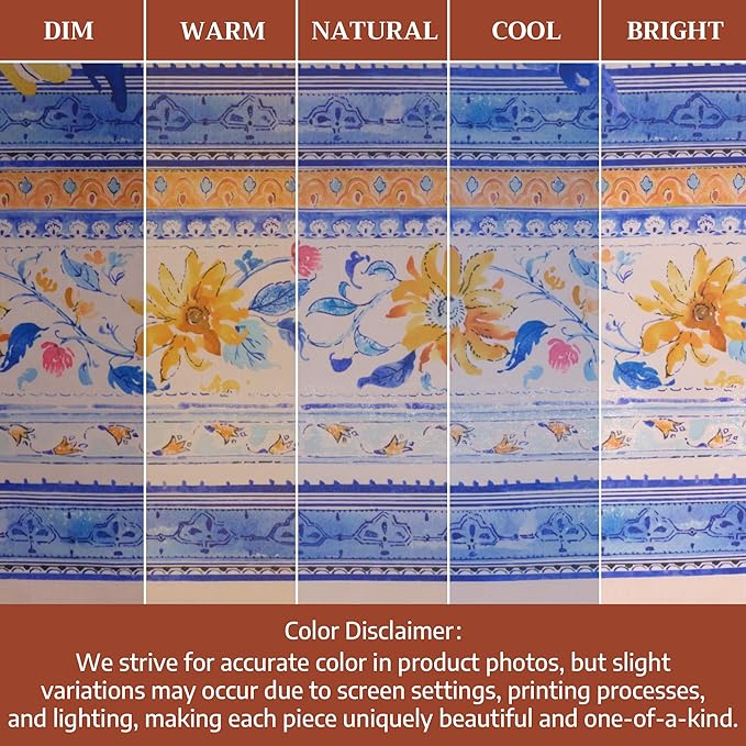Maison d' Hermine Table Cloth Rectangle Table 100% Cotton 60 x 108 Inches Tablecloth Reusable Decorative for Dining Room Farmhouse Home Valentines Day Decorations Spring Summer - Girassol