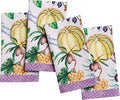 Maison d' Hermine Cloth Napkins Set of 4 100% Cotton Everyday Reusable Square Napkins Cloth Washable Dinner Party Wedding Restaurant Valentines Day Decorations Spring/Summer (Cavaillon, 18" x 18")
