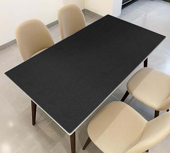 Warmstar Leather Table Cover 40 x 72 Inch, 1.8MM Thick PVC Table Protector Waterproof, Desk Cover Protector Non-Slip Desk Pad for Kitchen, Dresser, Gaming Desk,Dining Room Table