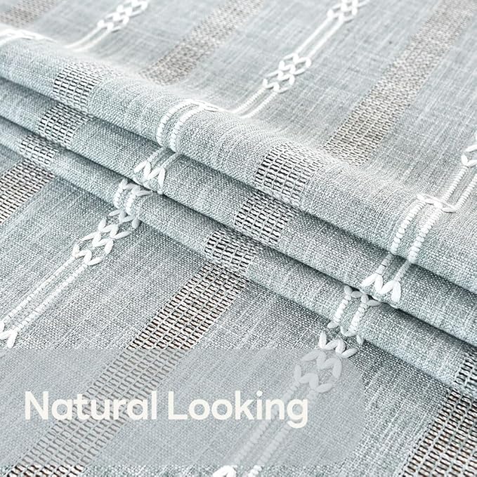 Heavy Duty Cotton Tablecloth for Rectangle Table, Rectangular Farmhouse Vintage Tablecloth, Washable Rustic Table Cover (Gray, Rectangle, 52''x70'', 4-6 Seats)