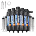 Straw Water Filter 5 Pack – Outdoor Camping & Hiking Survival Gear Kit for Family Use, Ultra-Light Personal Filter Straws for Backpacking, Travel, Bug-Out Bags and Emergency Preparedness