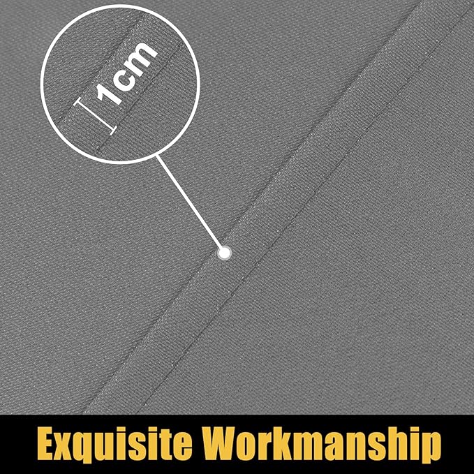 Smiry Rectangle Picnic Table Cloth, Waterproof Elastic Fitted Tablecloths for 5 Foot Tables, Washable Polyester Table Cover for Camping, Indoor and Outdoor (Grey, 30"x60")