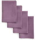 Solino Home Linen Napkins Set of 4-100% Pure Linen Mulberry Dinner Napkins Cloth 20 x 20 Inch for Valentines, Spring, Easter - Fete, Handcrafted and Machine Washable