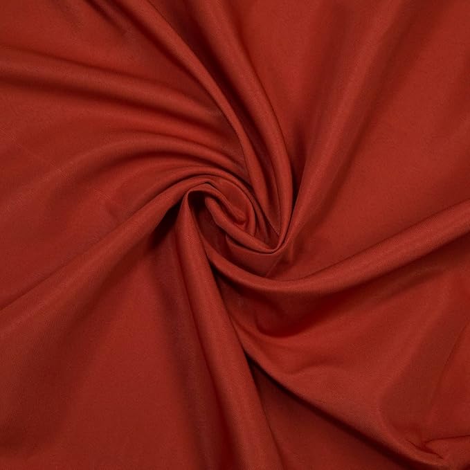Gee Di Moda Rectangle Tablecloth - 70 x 120 Inch Burnt Orange Table Cloth for 6 or 8 Foot Rectangle Tables - Heavy Duty Washable Fabric - for Holiday Party, Dinner, Weddings, Baby Shower & Events