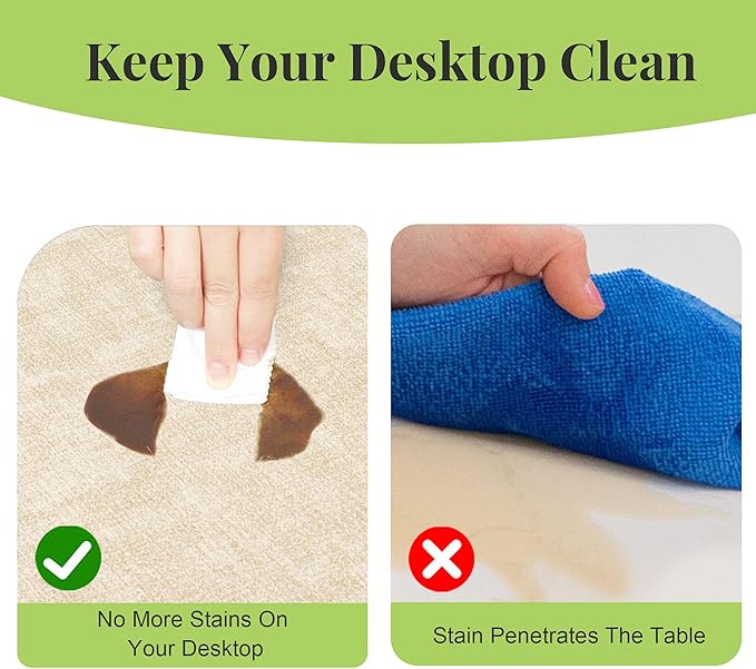 13-Inch Faux Leather Round Placemats Set of 6, Waterproof Anti-Slip Dual Sided Place mats, Heat Resistant Washable Table Mats with Coaster, Suitable for Indoor & Outdoor (6, Beige Dark Coffee)