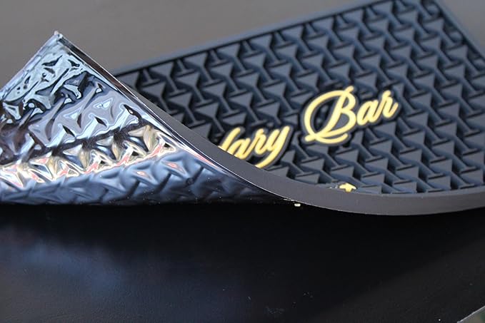 NobleSip Bar Mat 3in1 𝗜𝗡𝗡𝗢𝗩𝗔𝗧𝗜𝗩𝗘 with Cutting Board and Glass Rimmer "Legendary Bar". Upgrade your commercial cocktail station, or home bar with a multifunctional, compact, and stylish mat