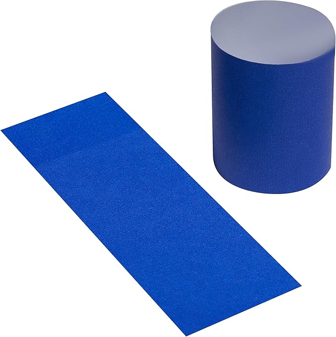 Germiwipe 2500 Pcs Blue Paper Napkin Rings Self-Adhesive,Napkin Bands,Silverware Wraps Bands for Wedding, Family Reunion, Birthday Party