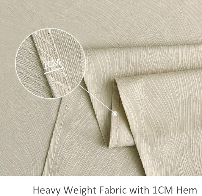 maxmill Jacquard Table Cloth Swirl Design Water Proof Wrinkle Free Heavy Weight Soft Tablecloth Decorative Table Cover for Outdoor and Indoor Use Square 60 x 60 Inch Beige