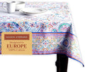 Maison d' Hermine Table Cloth Rectangle Table 100% Cotton 70 x 108 Inches Tablecloth Reusable Decorative for Dining Room Farmhouse Home Valentines Day Decorations Spring Summer - Indian Floral