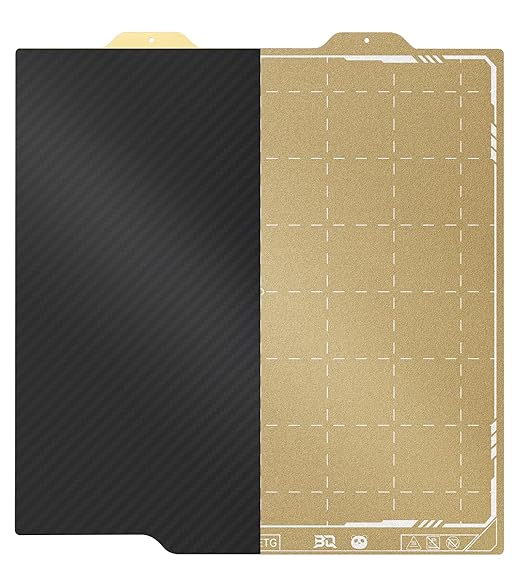 BIQU Double Sided Build Plate 184x184mm, Smooth PET+Texture PEI Surface Flexible Sheet Removable Platform Spring Steel Plate Print Bed Compatible with Bambu-Lab A1 Mini 3D Printer