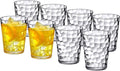 Amazing Abby - Iceberg - 10-Ounce Plastic Tumblers (Set of 8), Plastic Drinking Glasses, All-Clear Reusable Cups, Stackable, BPA-Free, Shatter-Proof, Dishwasher-Safe