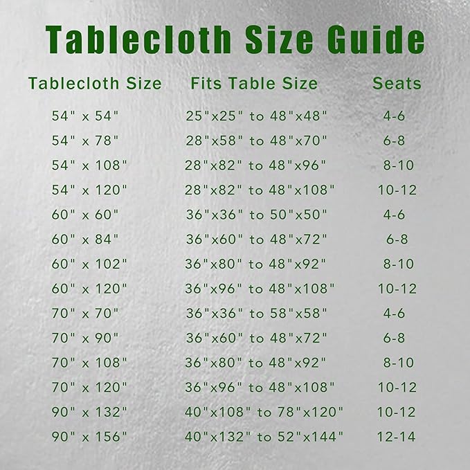 sancua Rectangle Tablecloth - 54 x 108 Inch - Stain and Wrinkle Resistant Washable Polyester Table Cloth, Decorative Fabric Table Cover for Dining Tables, Buffet Parties and Camping, Teal