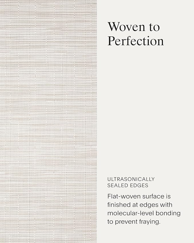 Chilewich Bamboo Placemats Set of 4 - Woven Rectangle Placemats - Reusable, Stain-Resistant, Indoor/Outdoor Tabletop Protection - 19" x 14" - Coconut