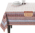 Maison d' Hermine Table Cloth Rectangle Table 100% Cotton 60 x 90 Inches Fall Tablecloth Reusable Everyday Use for Thanksgiving Christmas Decorations Dining Farmhouse Party (Fair Isle)
