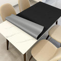 Warmstar Leather Table Cover 46 x 46 Inch, 1.8MM Thick PVC Table Protector Waterproof, Desk Cover Protector Non-Slip Table Pad for Kitchen, Dresser, Gaming Desk,Dining Room Table
