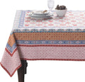 Maison d' Hermine Table Cloth Rectangle Table 100% Cotton 54 x 72 Inches Fall Tablecloth Reusable Everyday Use for Thanksgiving Christmas Decorations Dining Farmhouse Party (Romane)