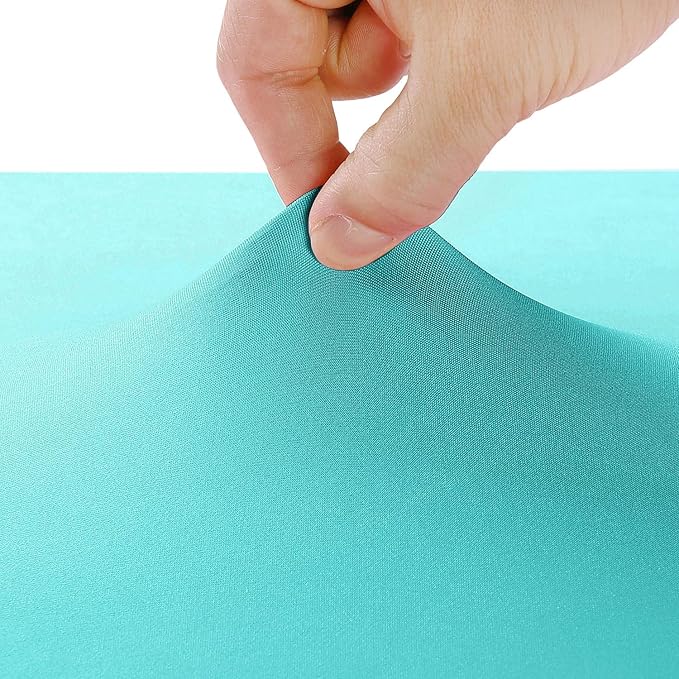 LZY Spandex Fitted Stretch Table Cover for 6 ft or 4ft or 8ft Folding Table, Rectangular Cocktail Tablecloth, Perfect for Party or Banquet