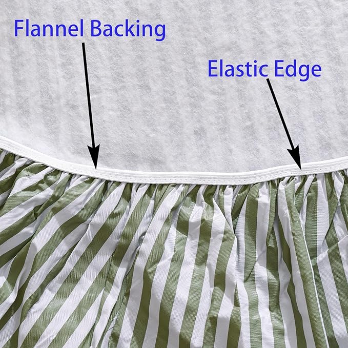 Walrus Round Vinyl Fitted Tablecloth with Flannel Backing Elastic Edge Design Table Cover Waterproof Oil-Proof PVC Table Cloth Stain-Resistant Best for 45"-56" Round