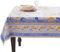 Maison d' Hermine Table Cloth Square Table 100% Cotton 60 x 60 Inches Tablecloth Reusable Decorative for Dining Room Farmhouse Home Valentines Day Decorations Spring Summer - Girassol