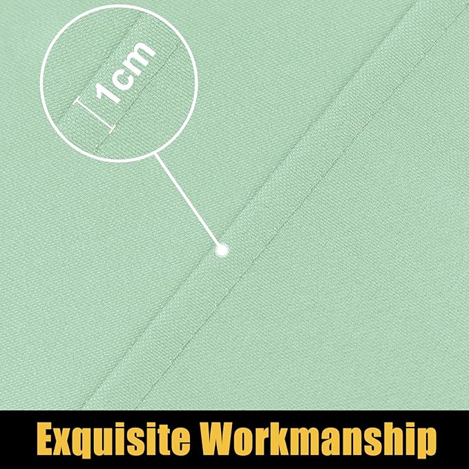 Smiry Rectangle Picnic Table Cloth, Waterproof Elastic Fitted Tablecloths for 4 Foot Tables, Washable Polyester Table Cover for Camping, Indoor and Outdoor (Green, 30"x48")