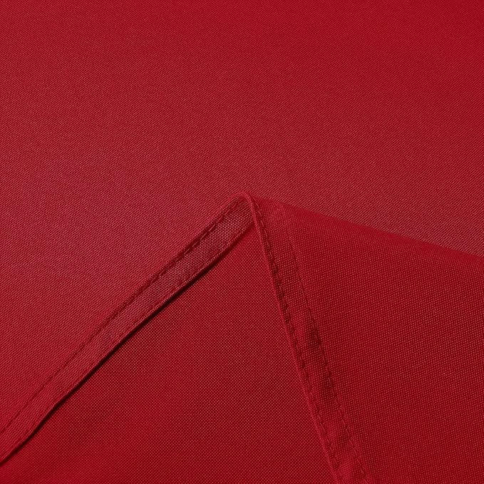 sancua Rectangle Tablecloth - 54 x 78 Inch - Stain and Wrinkle Resistant Washable Polyester Table Cloth, Decorative Fabric Table Cover for Dining Tables, Buffet Parties, Christmas Red