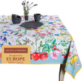 Maison d' Hermine Table Cloth Rectangle Table 100% Cotton 60 x 90 Inches Tablecloth Reusable Decorative for Dining Room Farmhouse Home Valentines Day Decorations Spring Summer - Giverny