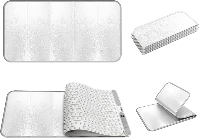 Heat Resistant Mat for Countertop 15.7x35.4 inch – Kitchen Counter Protector Blocks Up to 50% Heat, for Food Warming Mats, Air Fryer, Coffee Maker, Toaster Oven, Waterproof & Oil-Resistant
