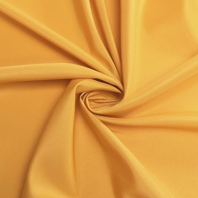sancua Rectangle Tablecloth - 60 x 60 Inch - Stain and Wrinkle Resistant Washable Polyester Table Cloth, Decorative Fabric Table Cover for Dining Tables, Buffet Parties and Camping, Gold