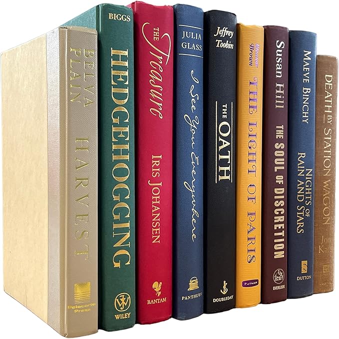 Real Books by Color® (Set of 5, Multicolor) Decorative Bookshelf Home Decor Shelf Styling Photo Prop