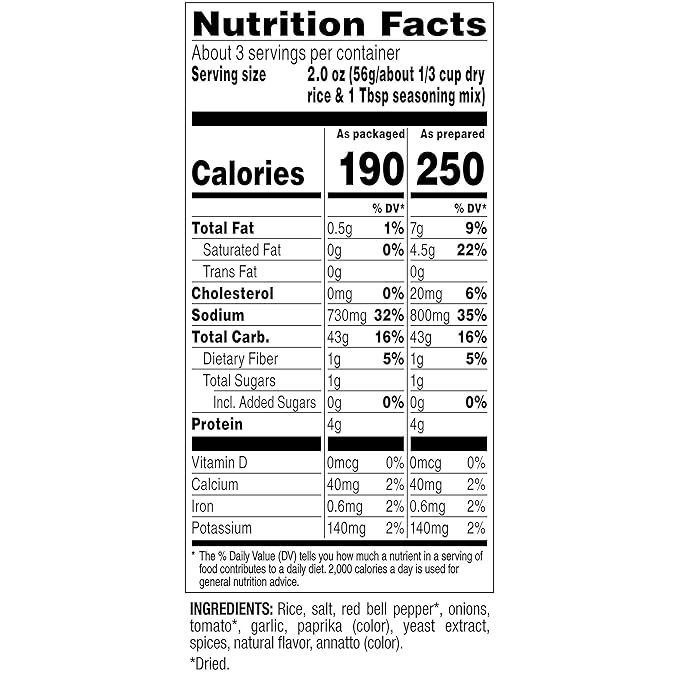 Near East Rice Pilaf Mix, Spanish Rice, 6.75oz Boxes (12 Pack)