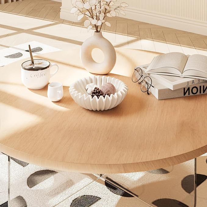 Large Ceramic Fruit Bowl Ivory Decorative Bowl for Coffee Table Entryway Kitchen Modern Home Decor Centerpiece 9.5 Inches Ruffle Fluted Scalloped Bowl