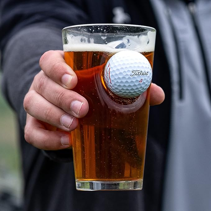 BenShot Golf Ball Pint Glass - 16oz | Made in the USA